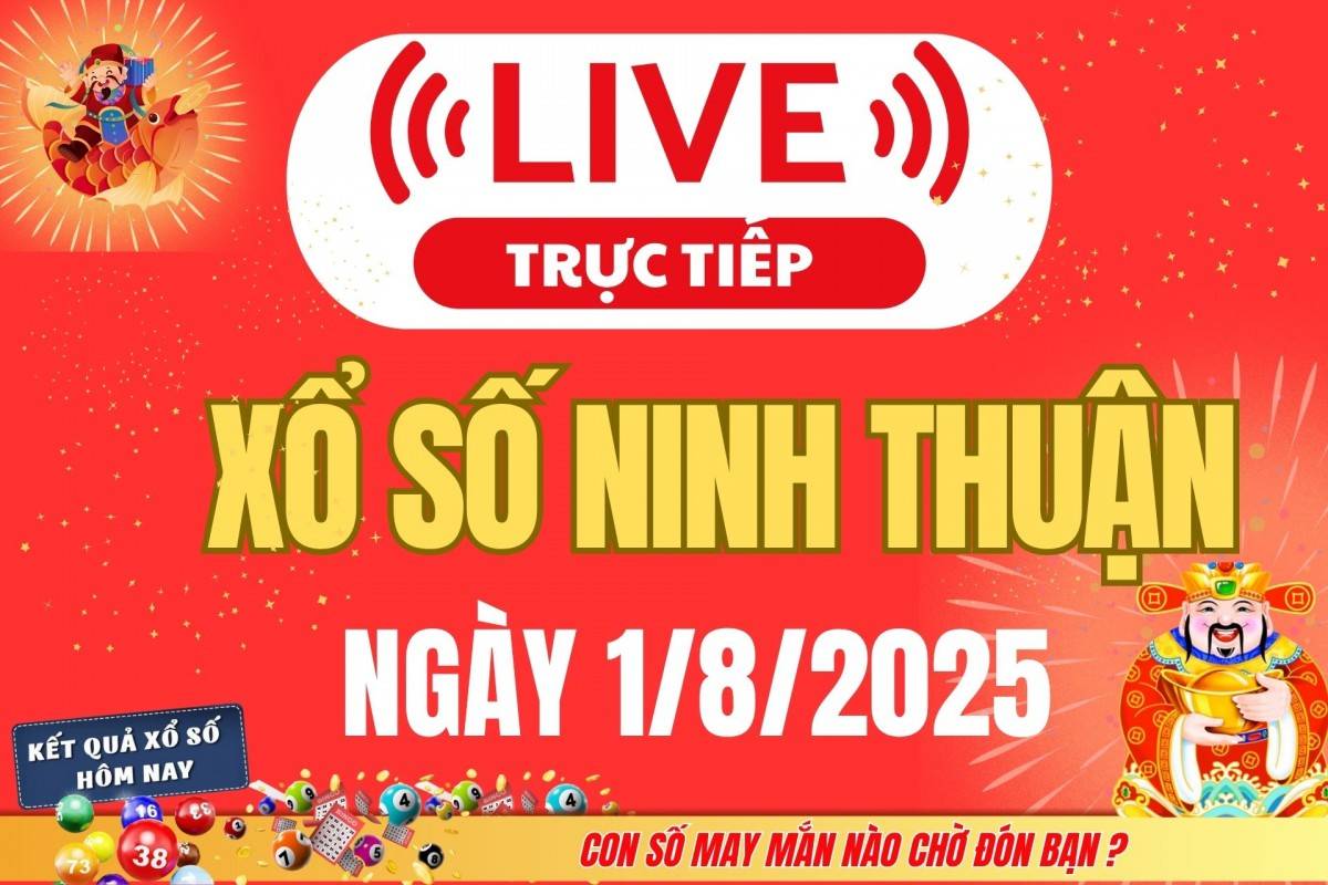 TRỰC TIẾP: Xổ số Ninh Thuận hôm nay ngày 25/7/2025 - XSNT 25/7 - Kết quả xổ số Ninh Thuận hôm nay TRỰC TIẾP: Xổ số Ninh Thuận hôm nay ngày 25/7/2025 - XSNT 25/7 - Kết quả xổ số Ninh Thuận hôm nay