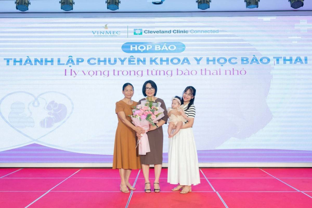 Vinmec ra mắt chuyên khoa y học bào thai – bước ngoặt điều trị trước sinh tại Việt Nam