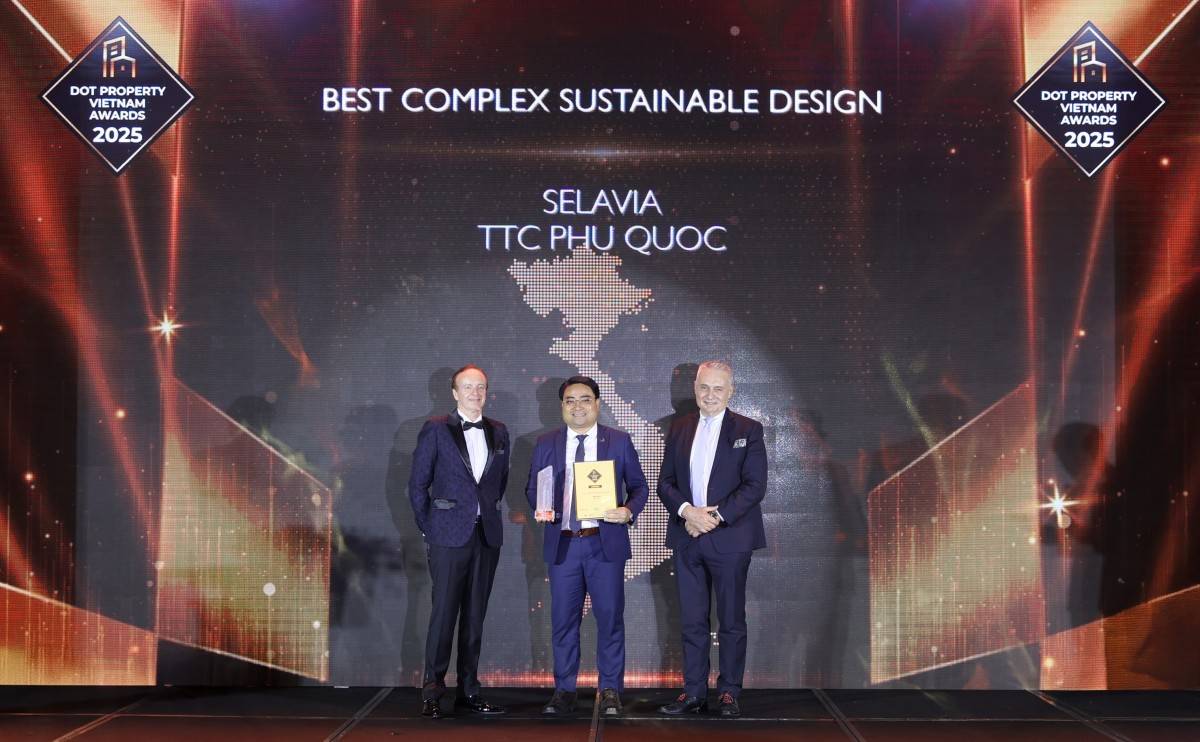 Selavia - biểu tượng kiến trúc bền vững được vinh danh tại Dot Property Vietnam Awards 2025