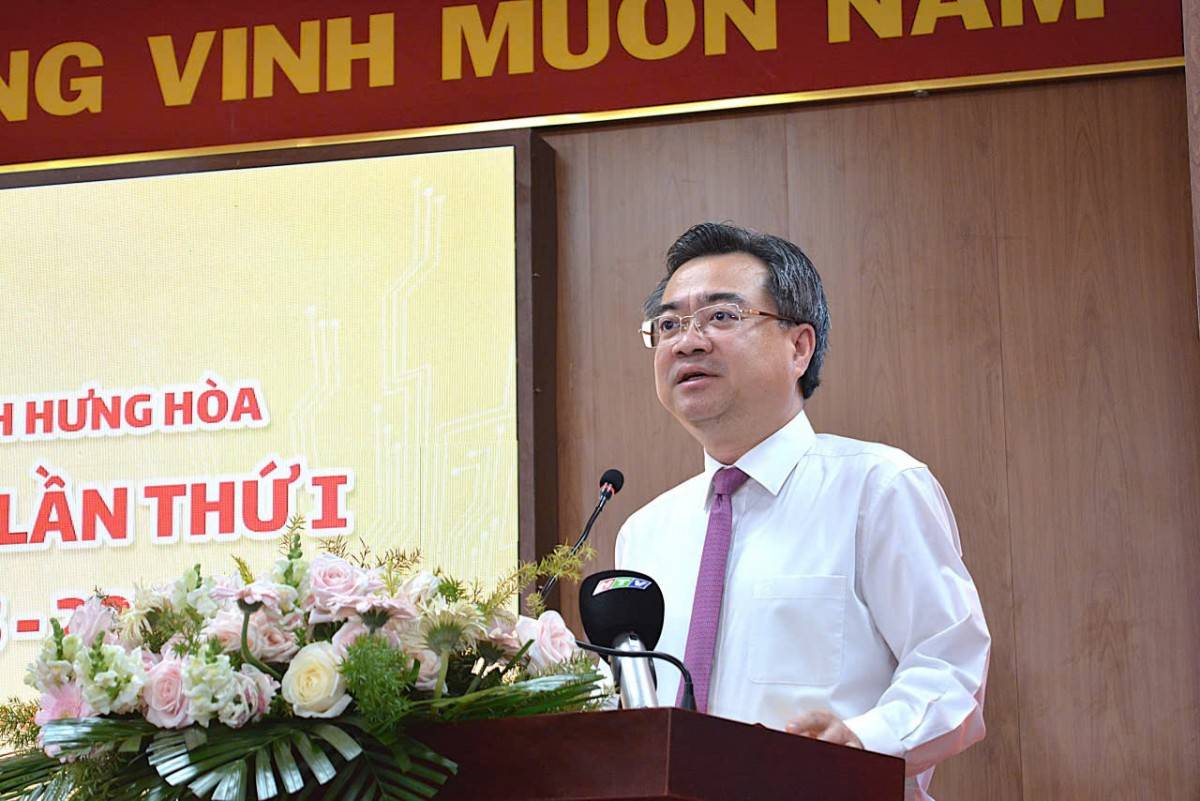 Đồng chí Nguyễn Thanh Nghị, Ủy viên Trung ương Đảng, Phó Bí thư Thường trực Thành ủy Thành phố Hồ Chí Minh 