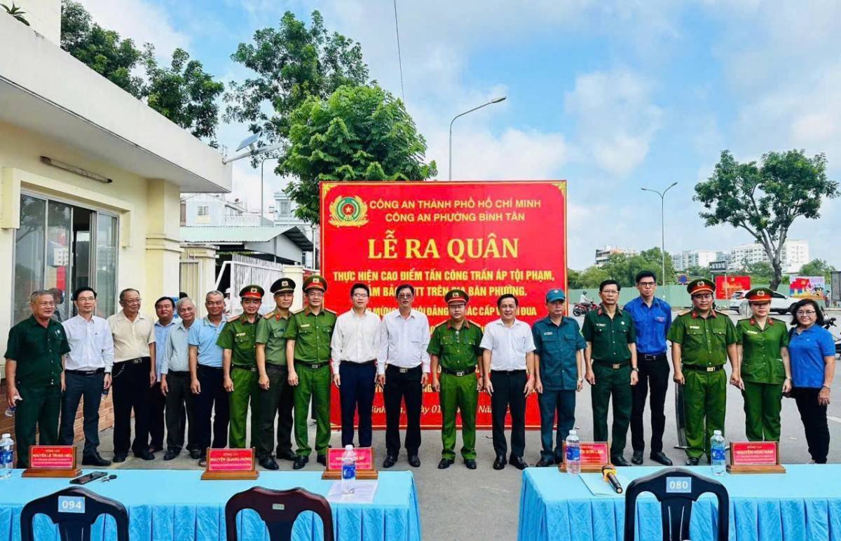 Công an phường Bình Tân (TP. Hồ Chí Minh): Ra quân trấn áp tội phạm