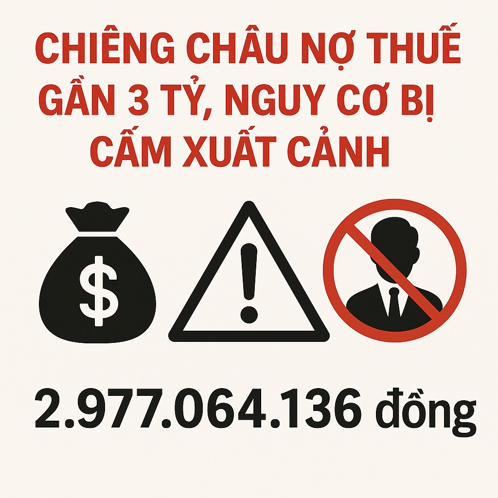 Phú Thọ: Công ty khai thác đá nợ thuế gần 3 tỷ, nguy cơ bị cấm xuất cảnh