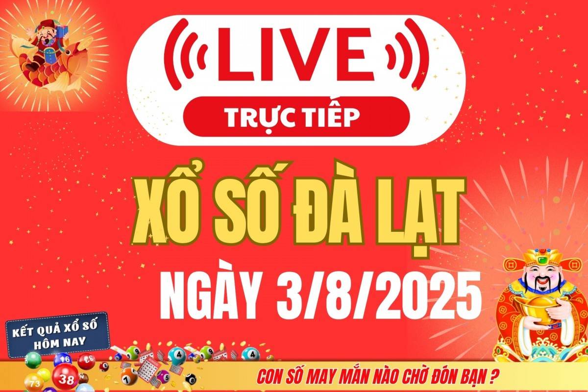 TRỰC TIẾP: Xổ số Đà Lạt hôm nay ngày 27/7/2025 - XSLA 27/7 - Kết quả xổ số Đà Lạt hôm nay
