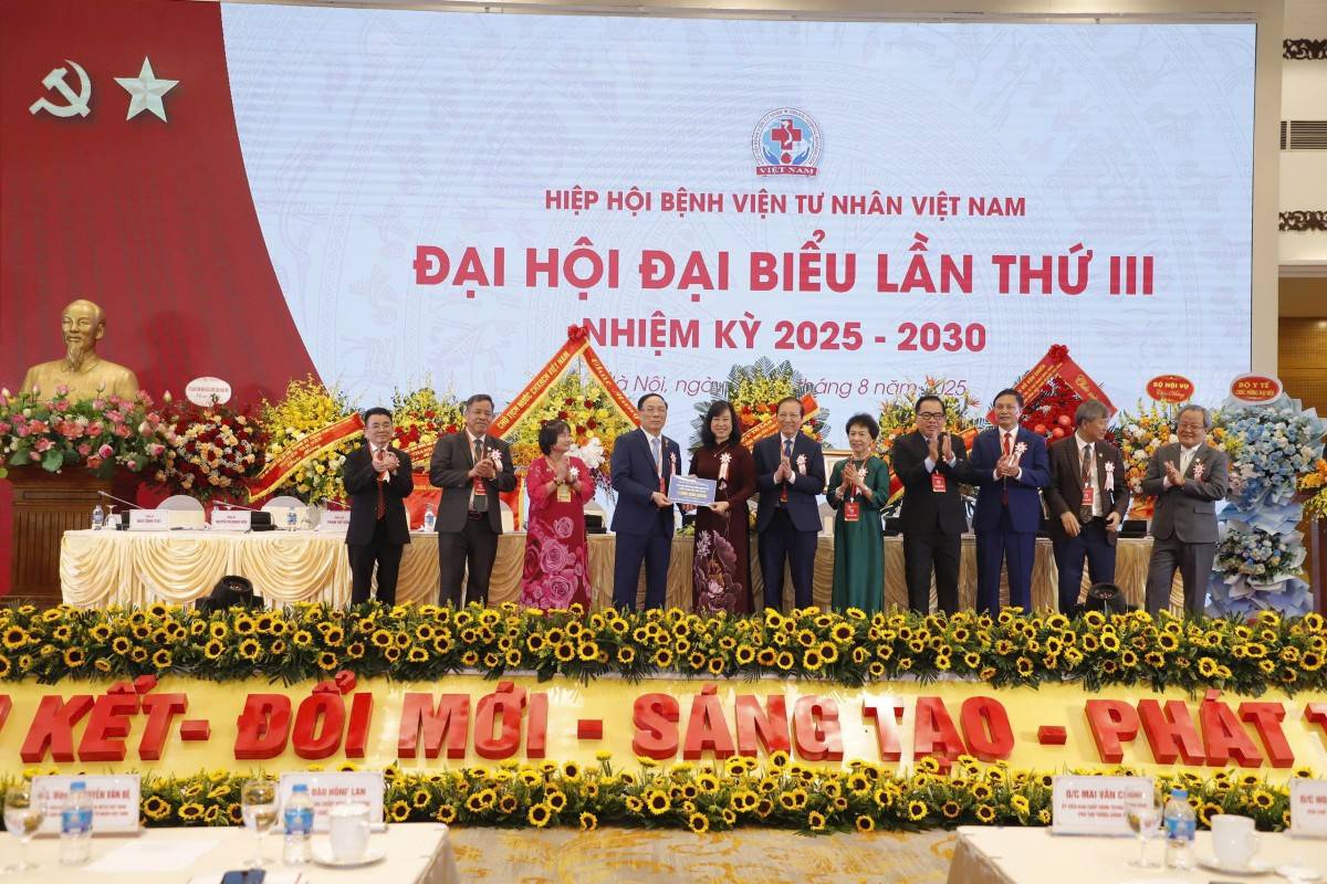 cảm ơn của Hiệp hội Bệnh viện tư nhân Việt Nam