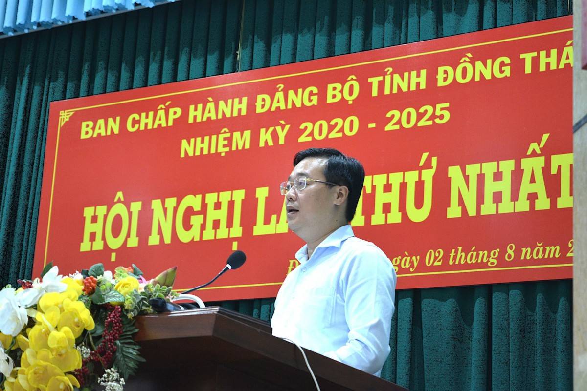 Bí thư Tỉnh ủy Đồng Tháp Lê Quốc Phong 