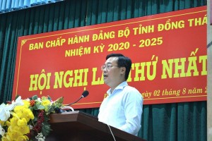 Hội nghị BCH Đảng bộ Đồng Tháp lần I: Thông qua 23 nhóm chỉ tiêu đổi mới, phát triển toàn diện