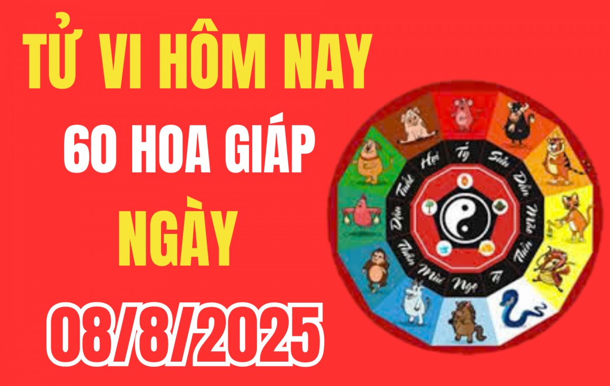 Tử vi 12 con giáp hôm nay ngày 8/8/2025: Lộc vào như nước, vận mệnh như ý , con giáp nào chuyển vận thành công?