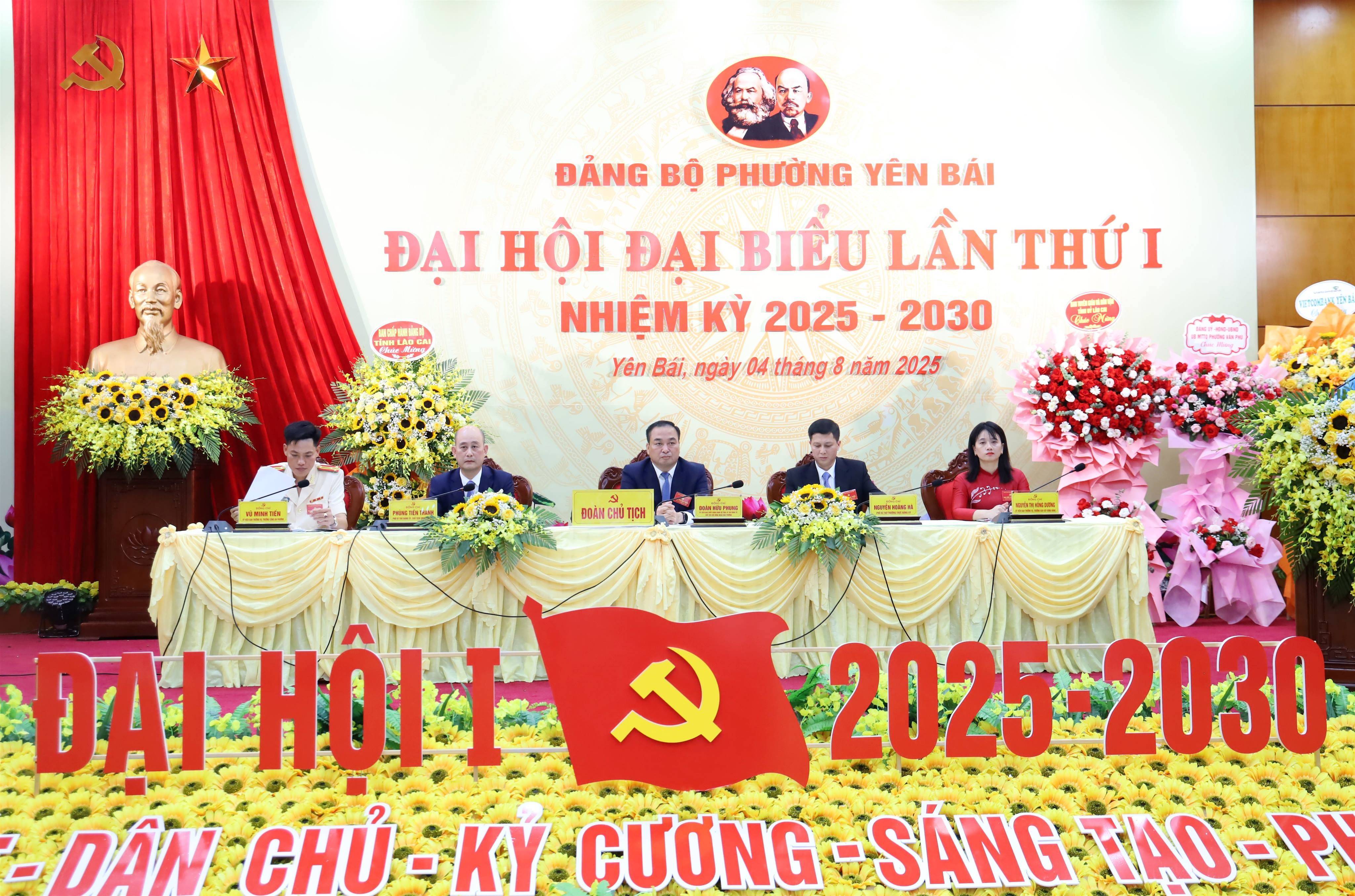 Phường Yên Bái (Lào Cai) tổ chức thành công Đại hội Đảng bộ lần thứ I