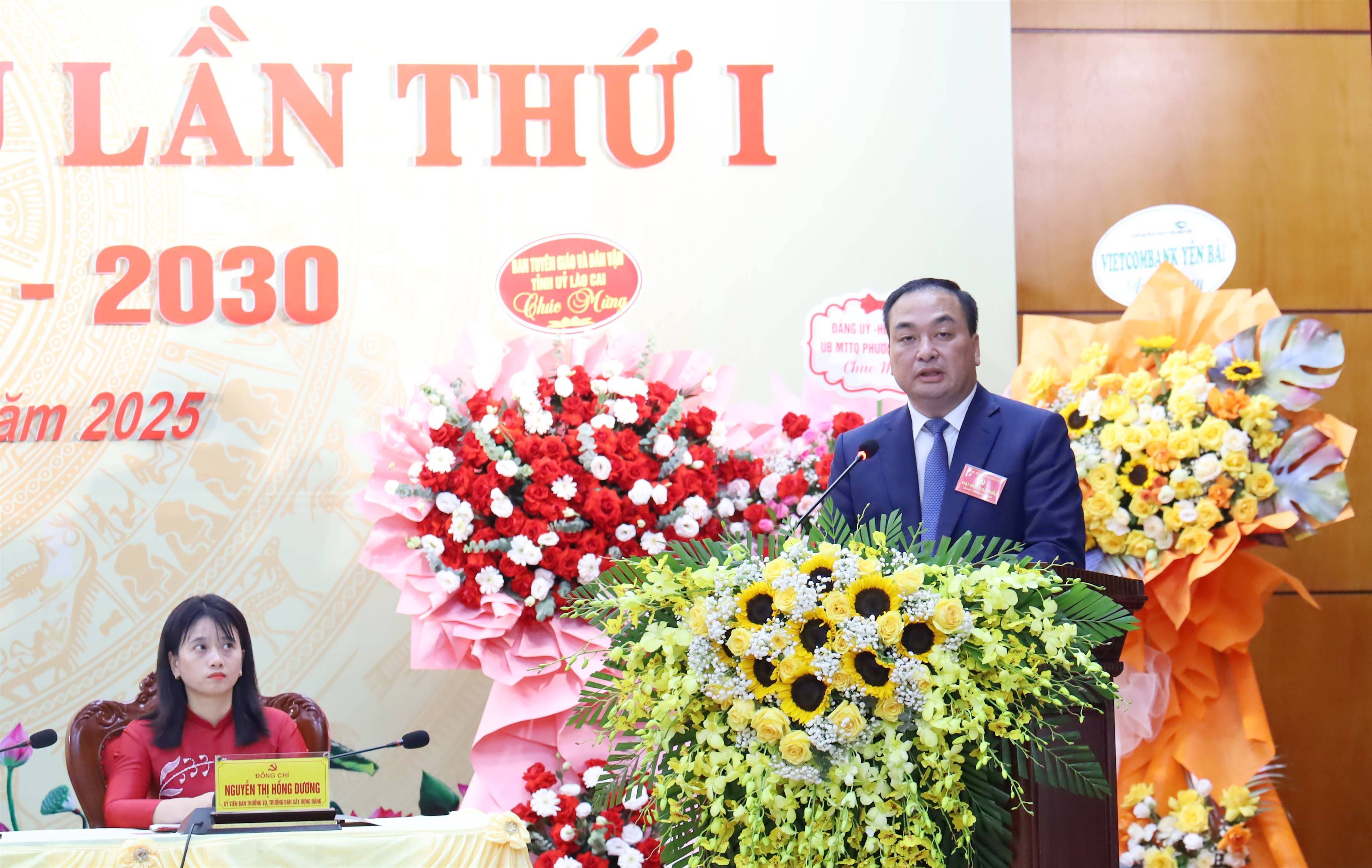 Phường Yên Bái (Lào Cai) tổ chức thành công Đại hội Đảng bộ lần thứ I