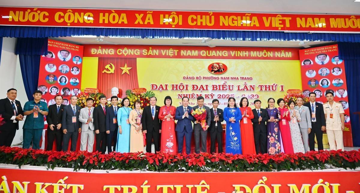 Đại hội Đảng bộ phường Nam Nha Trang (Khánh Hòa) lần thứ I thành công tốt đẹp