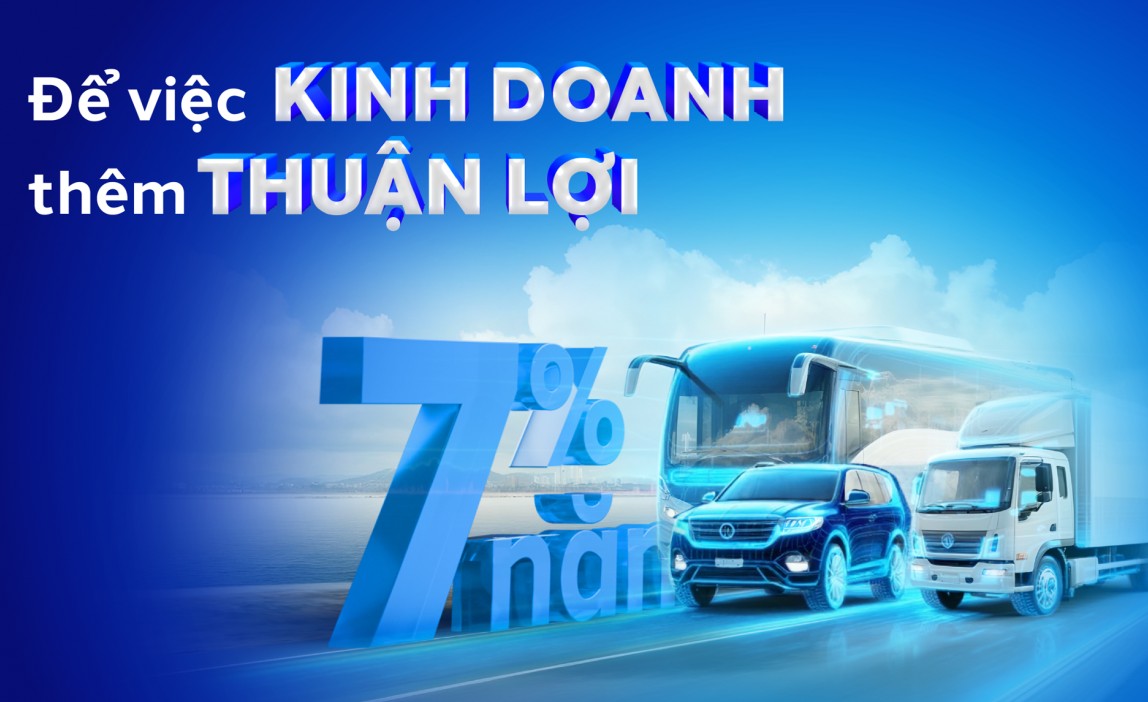 Vay mua xe kinh doanh tại BVBank lãi suất chỉ 7%/năm
