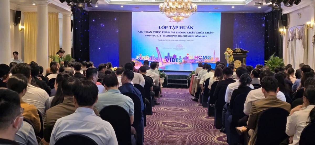 tập huấn về an toàn phòng cháy chữa cháy (PCCC) và an toàn vệ sinh thực phẩm (ATTP) cho khoảng 350 đại diện các cơ sở lưu trú du lịch, cơ sở dịch vụ