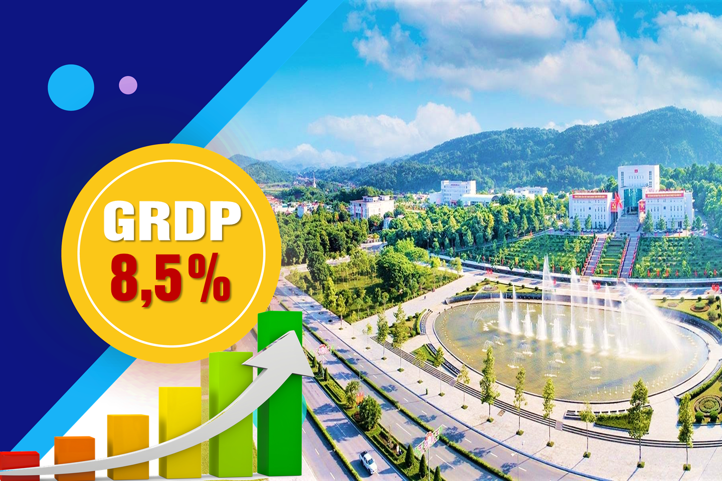 Lào Cai điều chỉnh mục tiêu tăng trưởng GRDP năm 2025 lên 8,5%