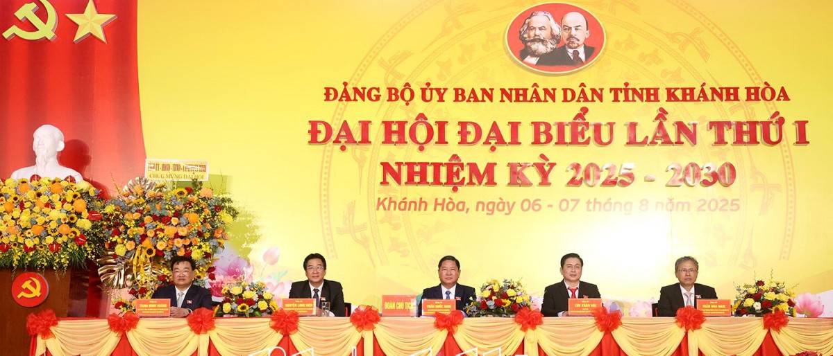 Đại hội đại biểu Đảng bộ UBND tỉnh Khánh Hòa lần thứ I, nhiệm kỳ 2025 – 2030