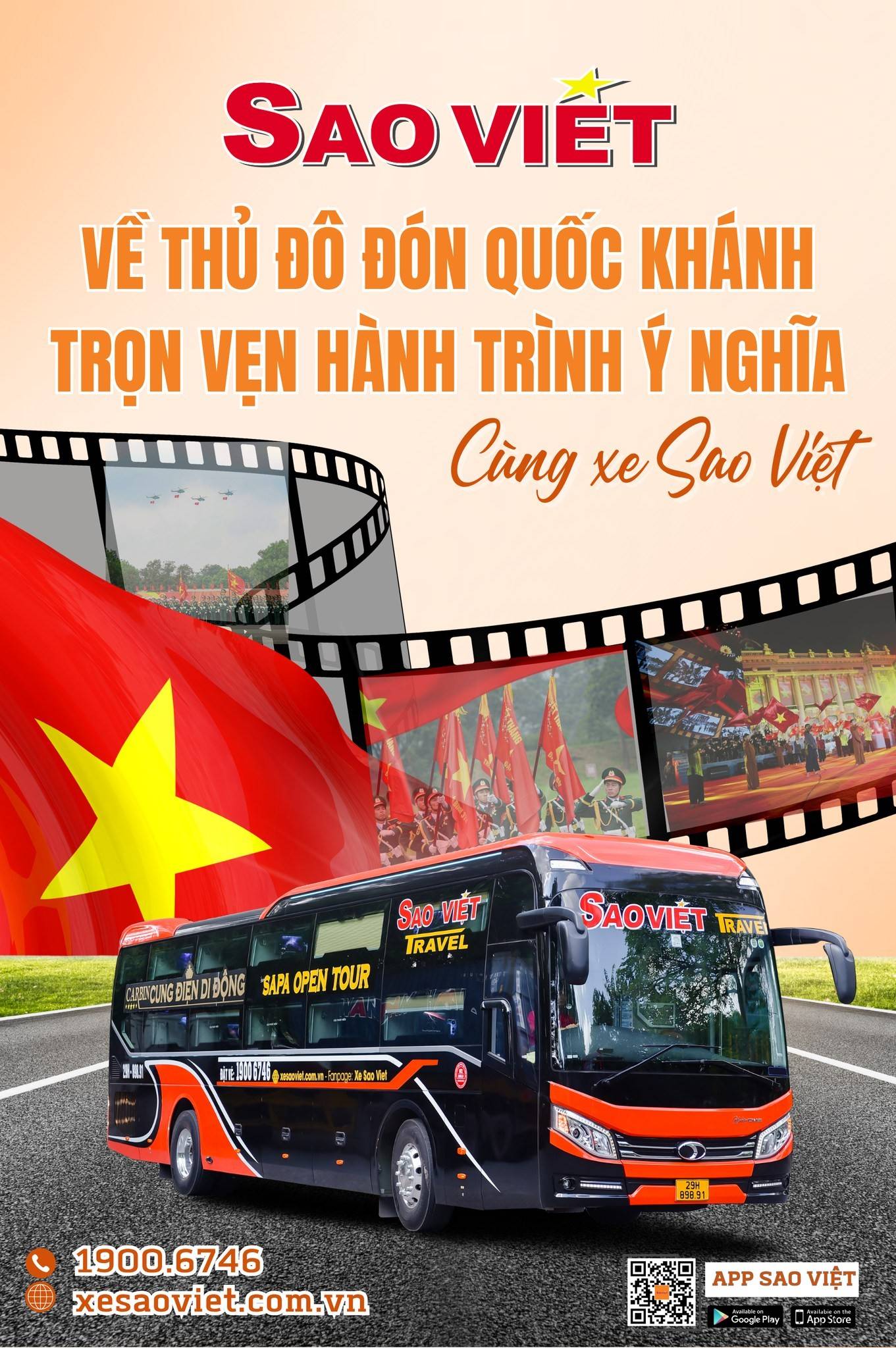 Sao Việt cam kết “3 KHÔNG” dịp lễ 2/9, phục vụ hành khách văn minh, minh bạch