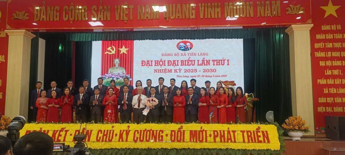 Đại hội Đại biểu xã Tiên Lãng lần thứ nhất: Dấu ấn lịch sử, định hình tương lai