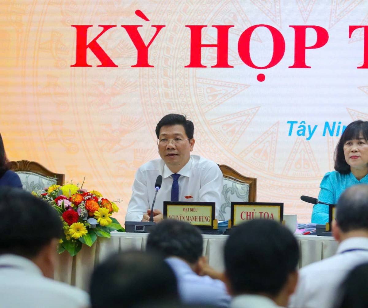 Phó Bí thư Thường trực Tỉnh ủy, Chủ tịch HĐND tỉnh Nguyễn Mạnh Hùng đã nhấn mạnh những thành tựu đáng ghi nhận của Tây Ninh