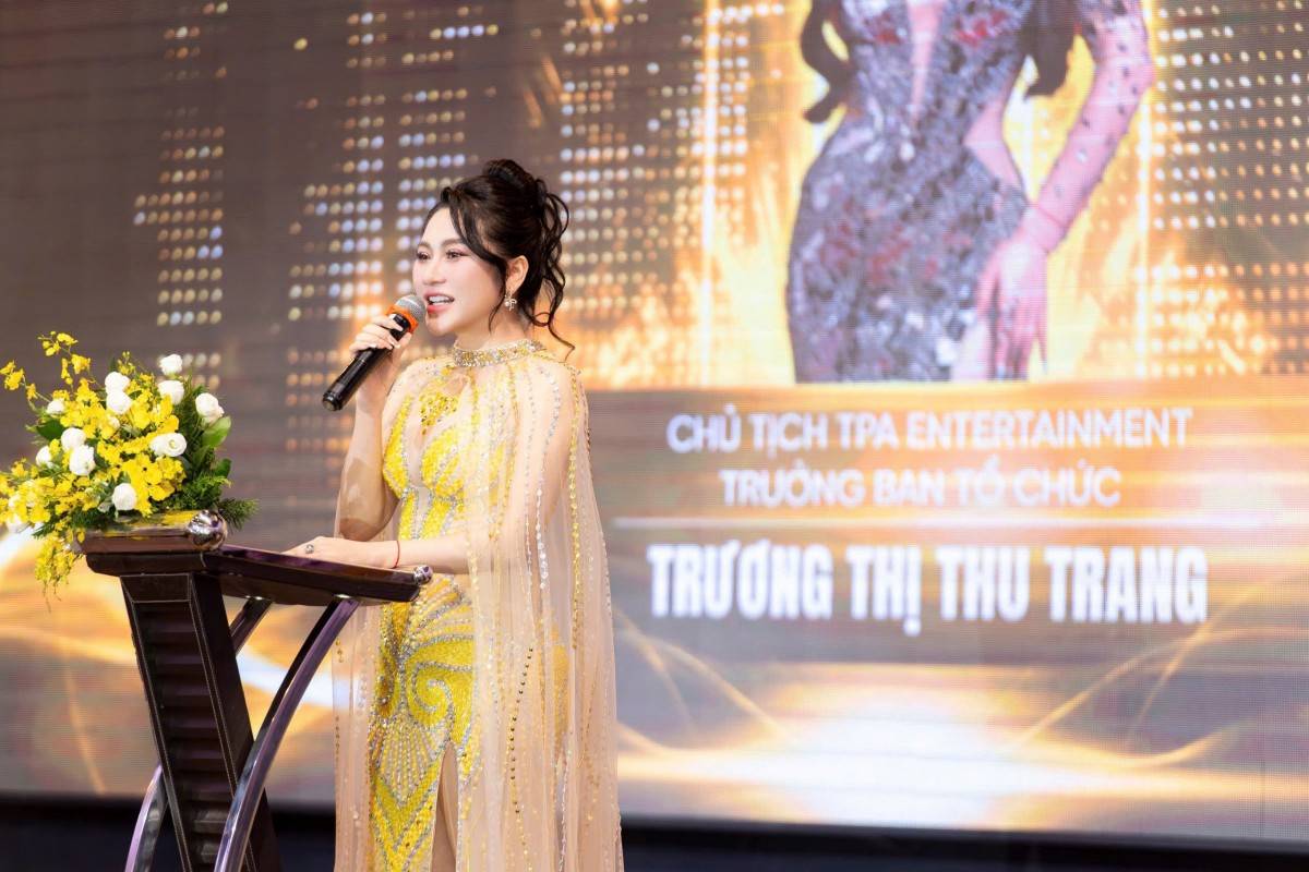 Trưởng Ban tổ chức, Chủ tịch TPA Entertainment - bà Trương Thị Thu Trang