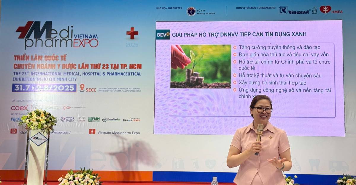 BIDV tích cực hỗ trợ doanh nghiệp dược và thiết bị y tế phát triển bền vững