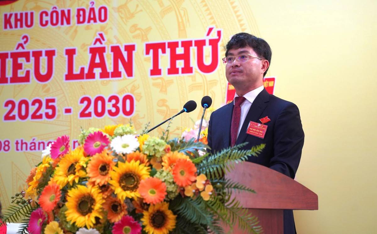 Ông Lê Anh Tú - Bí thư Đảng ủy Đặc khu Côn Đảo 