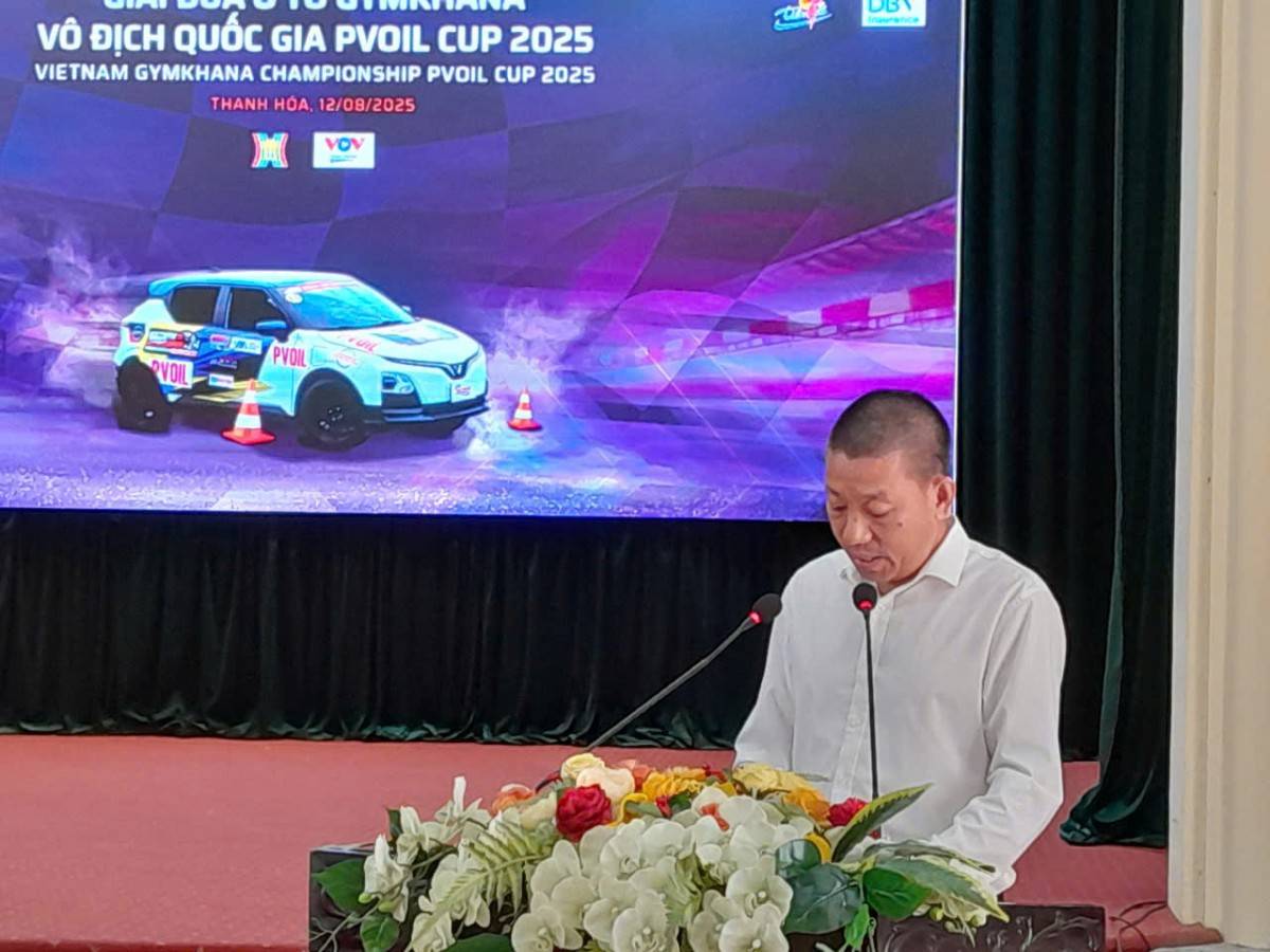 Thanh Hóa: Chuẩn bị tổ chức chung kết giải Vô địch đua ô tô Gymkhana toàn quốc PVOIL VGC 2025