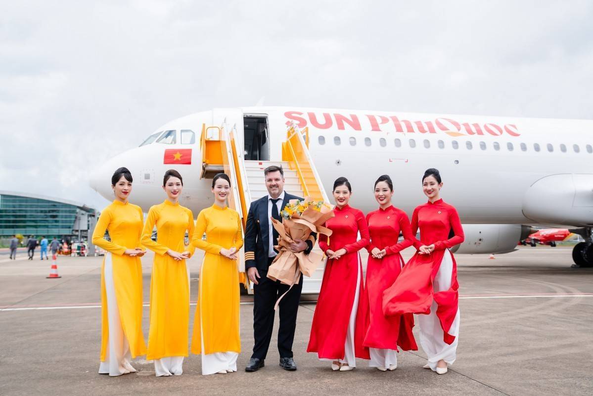 Lộ diện diện mạo Airbus A321NX đầu tiên của Sun PhuQuoc Airways - Khoác sắc hoàng hôn và bình minh đảo Ngọc
