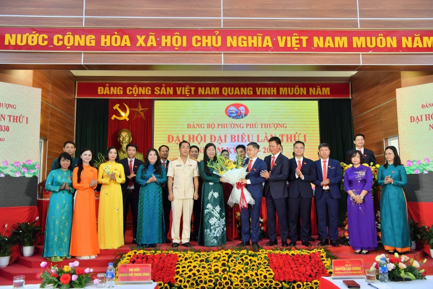 Phú Thượng tổ chức thành công Đại hội Đảng bộ lần thứ I: Khát vọng đổi mới, bứt phá tương lai