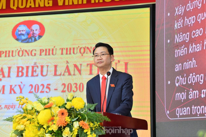 Phú Thượng tổ chức thành công Đại hội Đảng bộ lần thứ I: Khát vọng đổi mới, bứt phá tương lai