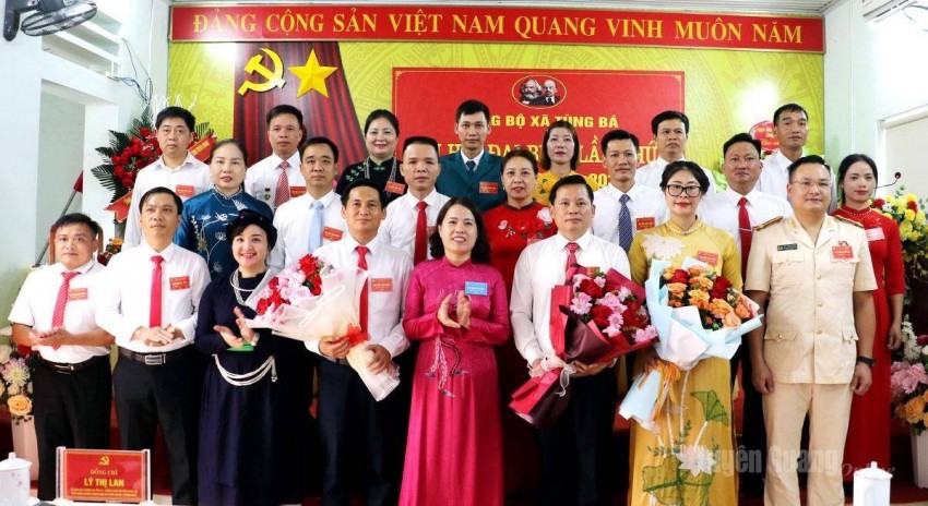 Tuyên Quang: Đảng bộ các xã tổ chức Đại hội I, thúc đẩy chuyển đổi số và phát triển kinh tế
