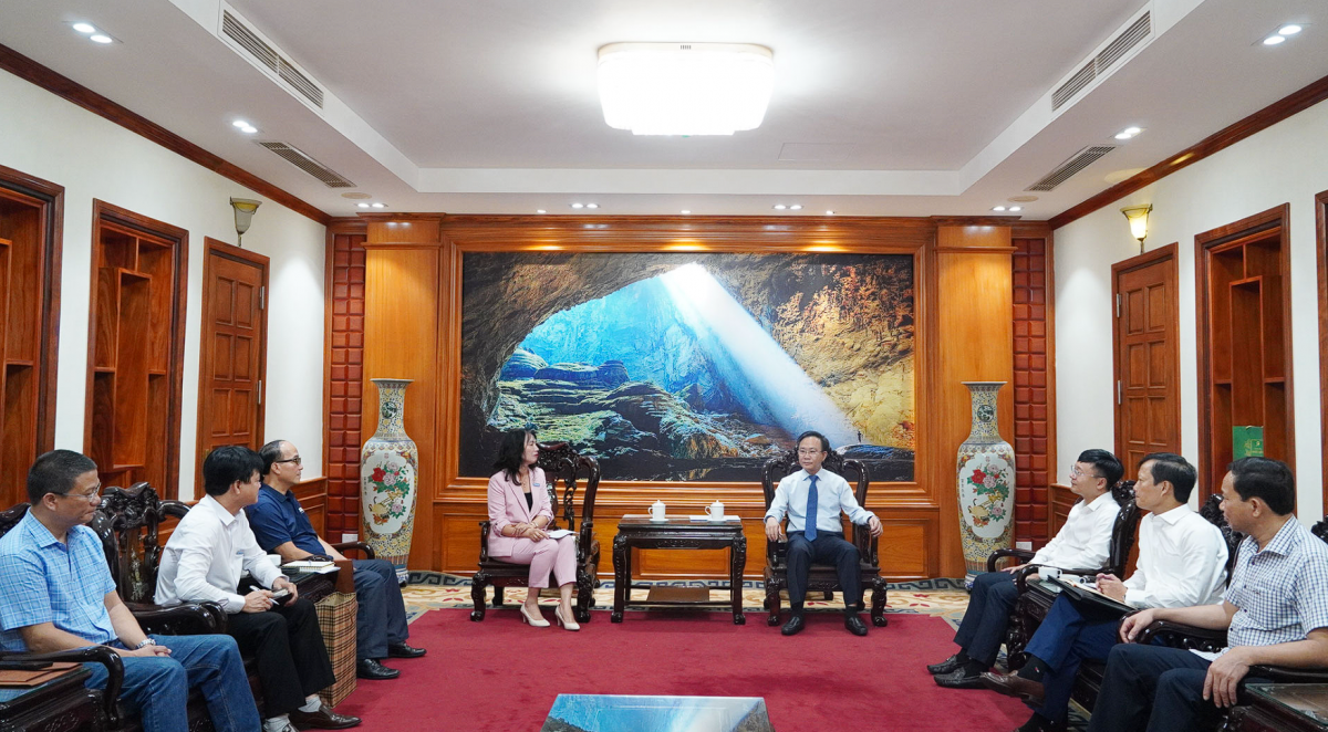 Quảng Trị và Plan International củng cố hợp tác vì trẻ em và cộng đồng bền vững