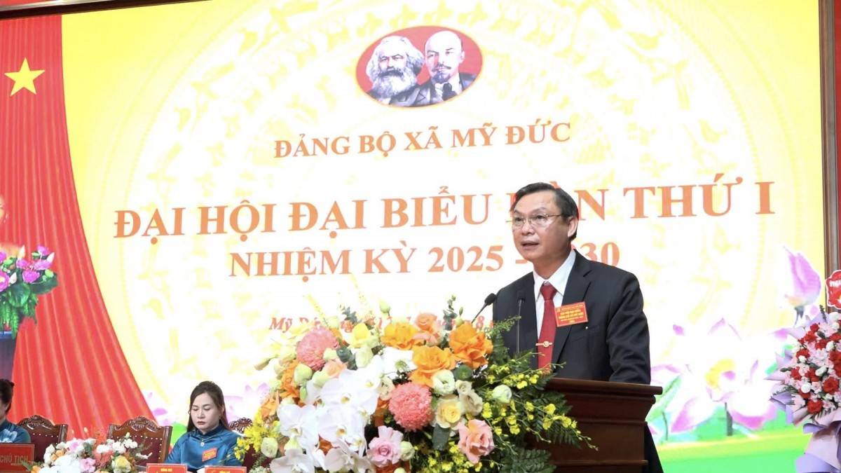 Ông  Đặng Văn Cảnh  - Bí thư Đảng ủy – Chủ tịch HĐND xã Mỹ Đức