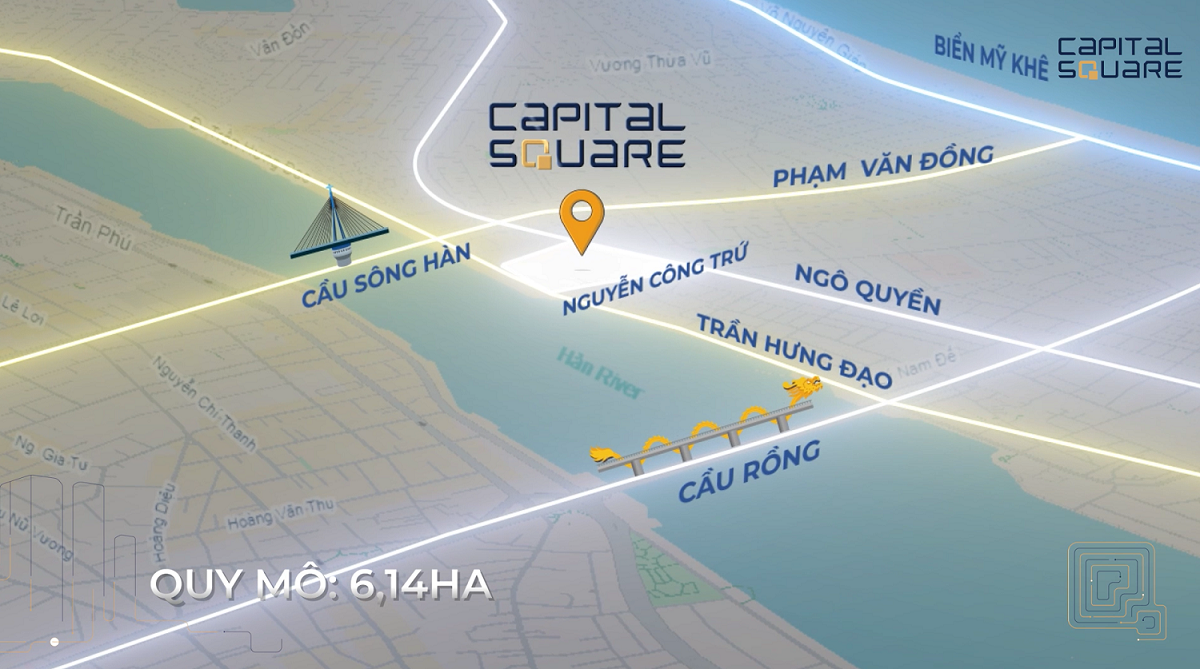 Vị trí kim cương mang đến lợi thế vượt trội cho Capital Square