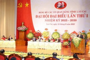 Đại hội Đảng bộ cơ quan Đảng tỉnh Lào Cai lần thứ I: Xây dựng tổ chức tinh gọn, cán bộ chất lượng cao