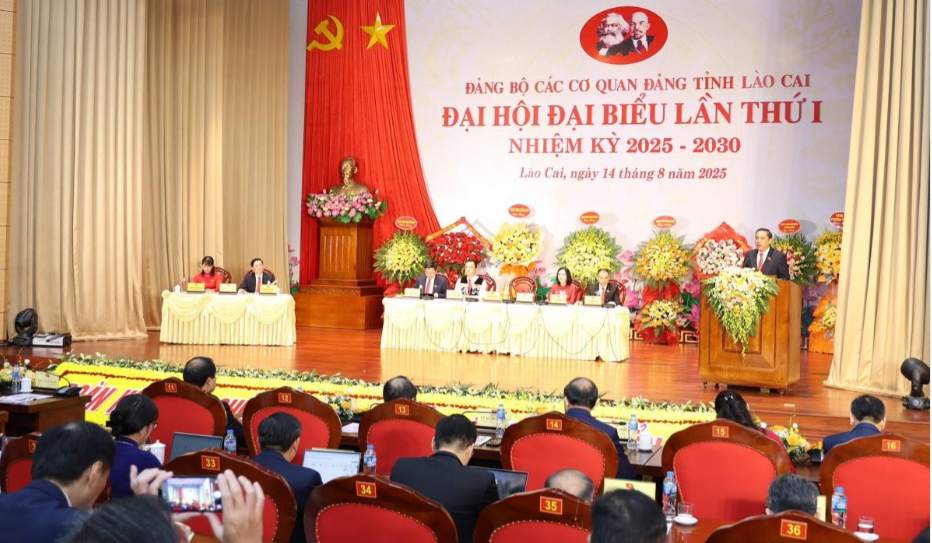 Đại hội đại biểu Đảng bộ các cơ quan Đảng tỉnh Lào Cai lần thứ I: Tinh gọn tổ chức Đảng