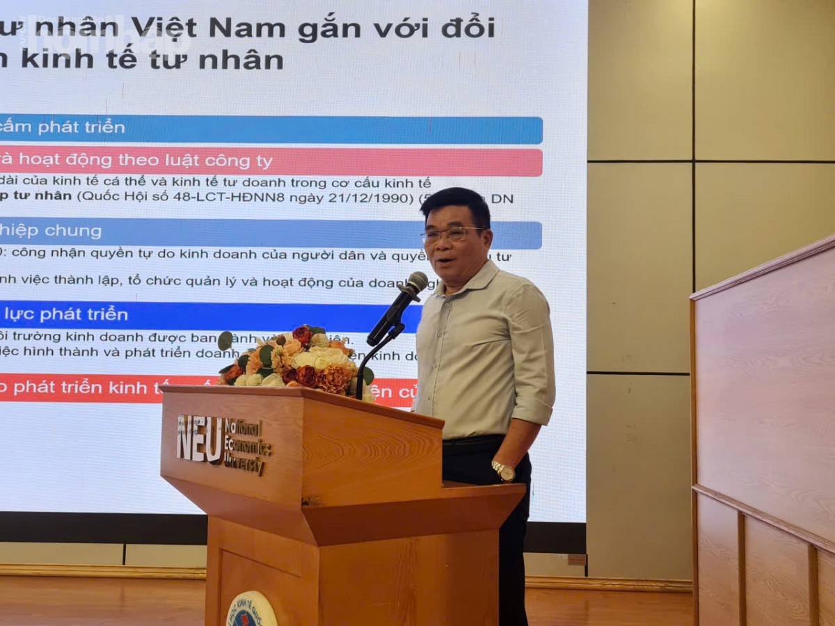 GS. TS Ngô Thắng Lợi: Tháo gỡ điểm nghẽn, kinh tế tư nhân bứt phá thành động lực quốc gia