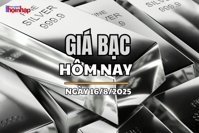 Giá bạc hôm nay 16/8/2025: Giá bạc trong nước và thế giới đảo chiều giảm mạnh