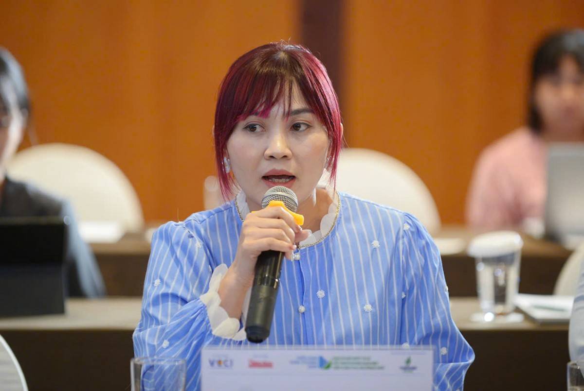 bà Nguyễn Thị Huyền - Giám đốc công ty CP sản xuất và xuất khẩu Quế hồi Việt Nam 