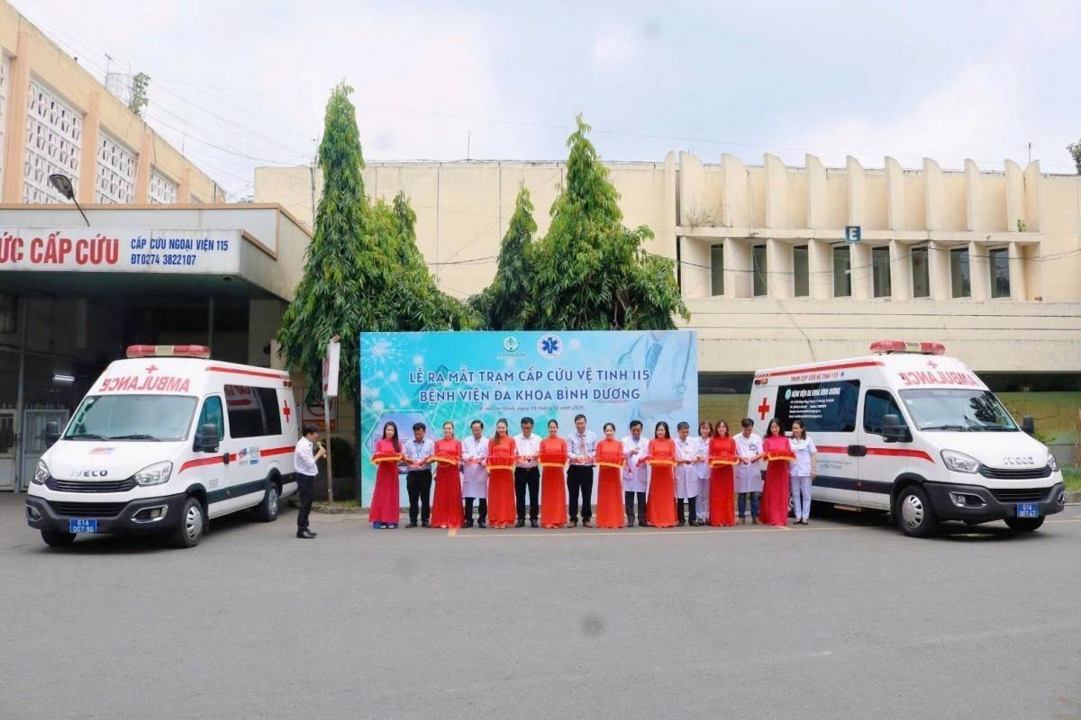 Khu vực Bình Dương cũ đưa vào hoạt động Trạm Cấp cứu vệ tinh 115 số 47