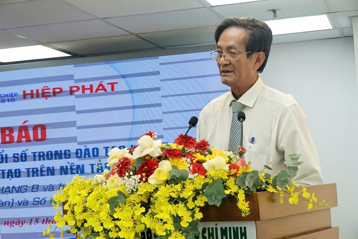 ThS. Lâm Văn Quản - Chủ tịch Hội Giáo dục Nghề nghiệp TP. Hồ Chí Minh