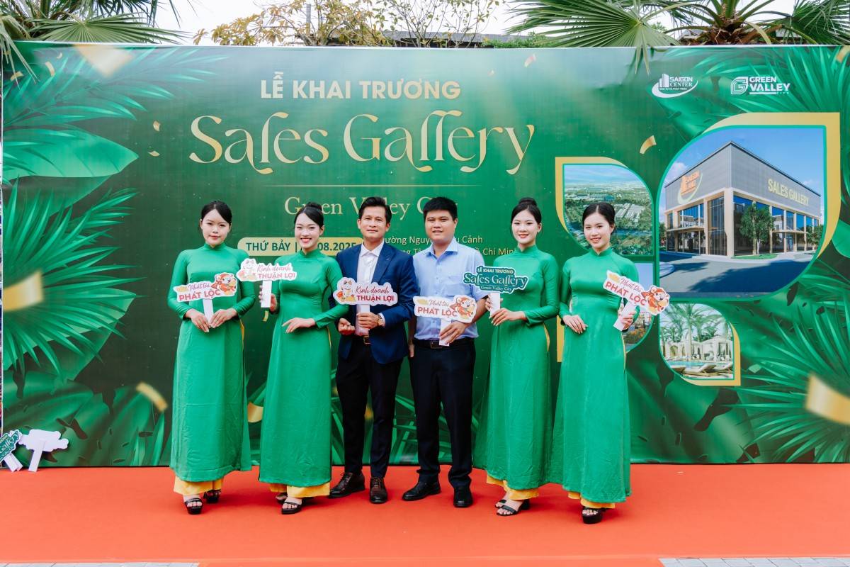 Sales Gallery Green Valley City: Dấu ấn tại tâm điểm phát triển TP. Hồ Chí Minh mới