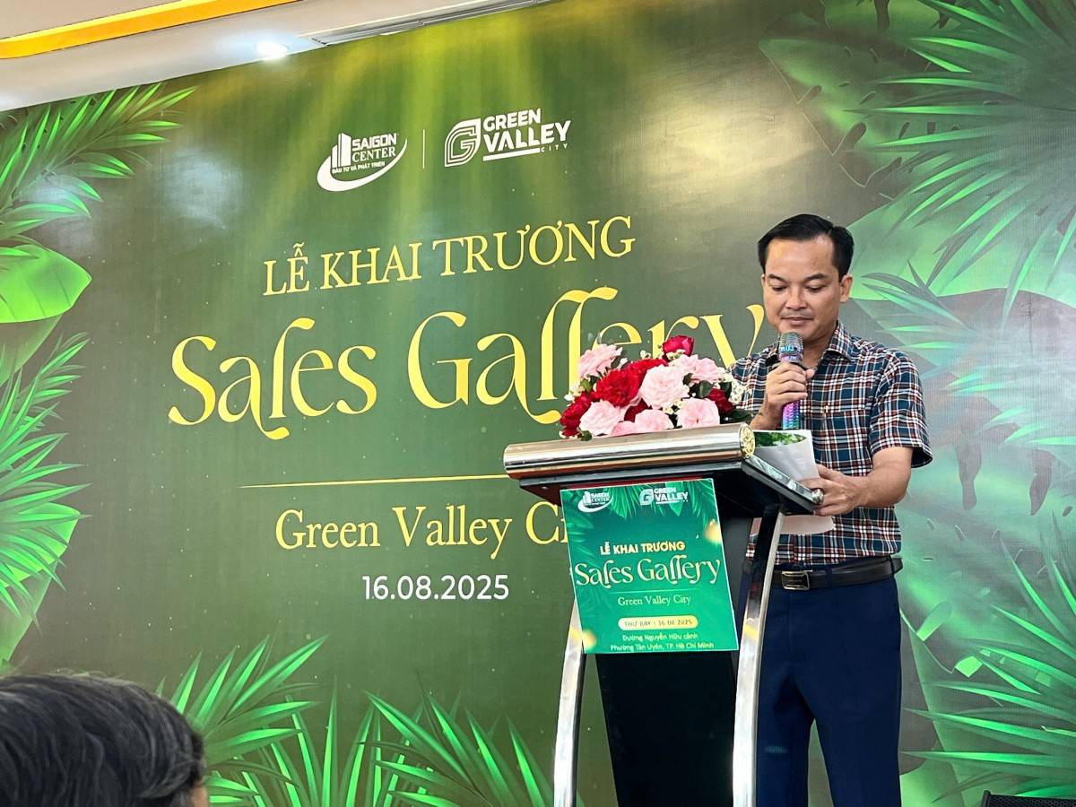 Sales Gallery Green Valley City: Dấu ấn tại tâm điểm phát triển TP. Hồ Chí Minh mới