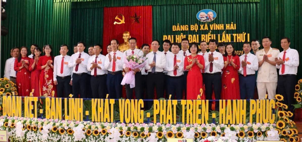 Hải Phòng: Đại hội Đảng bộ xã Vĩnh Hải lần thứ nhất - dấu mốc mới cho phát triển toàn diện
