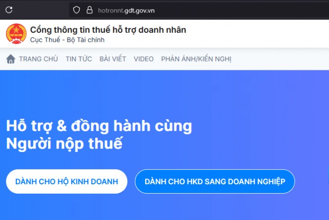 Ra mắt cổng thông tin thuế hỗ trợ doanh nhân