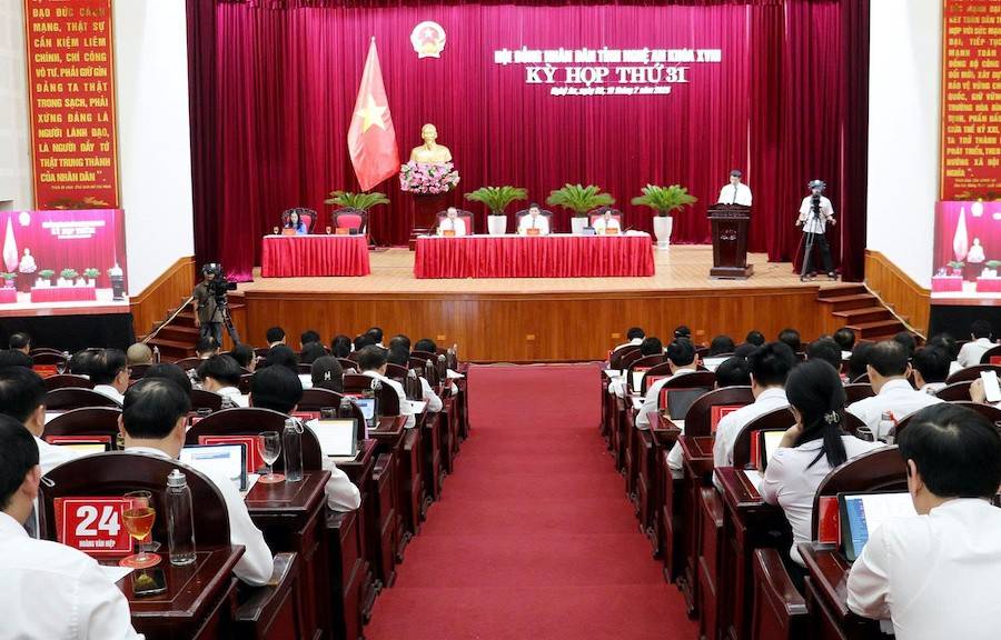 Kỳ họp thứ 31, HĐND tỉnh Nghệ An khóa XVIII, nhiệm kỳ 2021 – 2026.