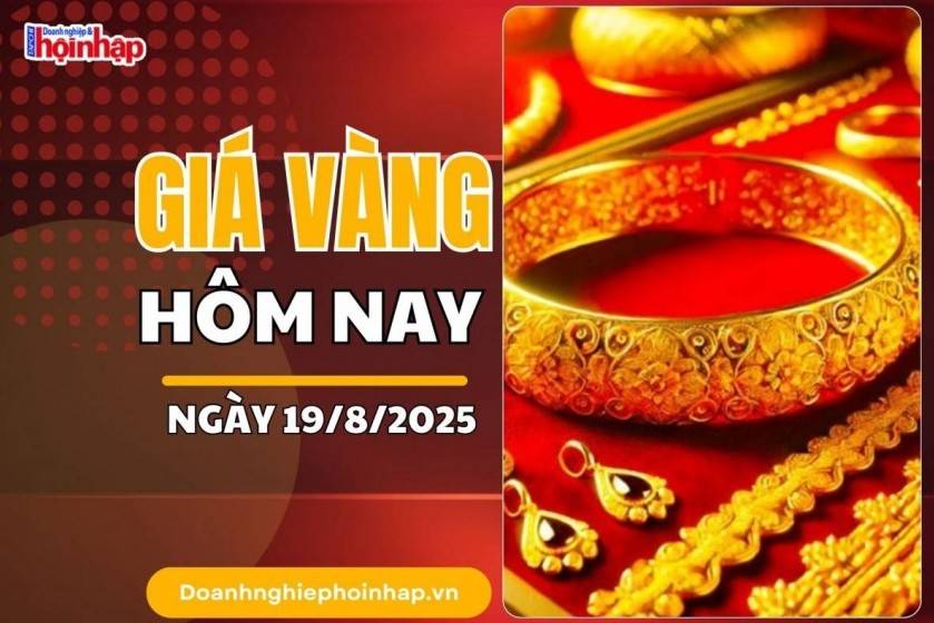 Giá vàng hôm nay 19/8: Vàng miếng lập đỉnh mới, chạm mốc 125 triệu đồng/lượng