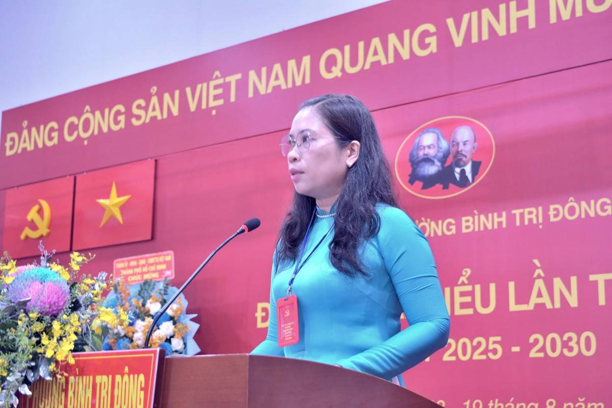 100% đại biểu thống nhất với văn kiện , nghị quyết của nhiệm kỳ 2025- 2030. Ảnh- Hoàng Lân