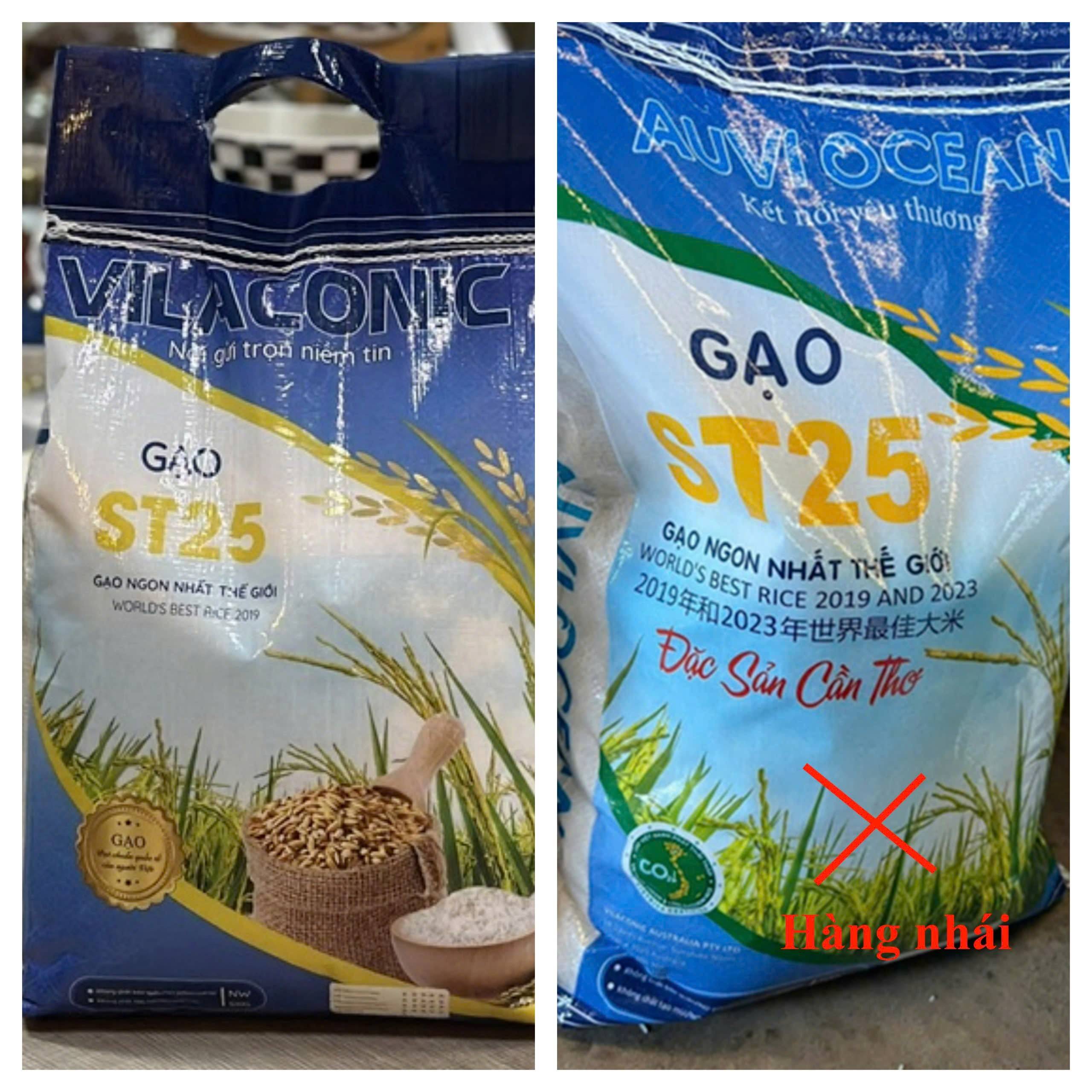 Thương hiệu gạo ST25 VILACONIC bị làm nhái tại Úc: Nguy cơ và cảnh báo