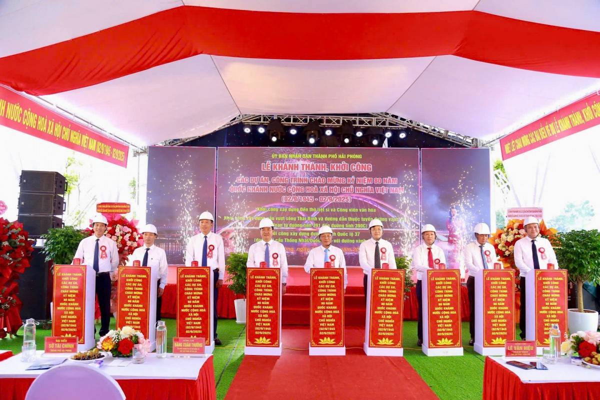 Hải Phòng bứt phá hạ tầng với 9 công trình trọng điểm chào mừng 80 năm Quốc khánh