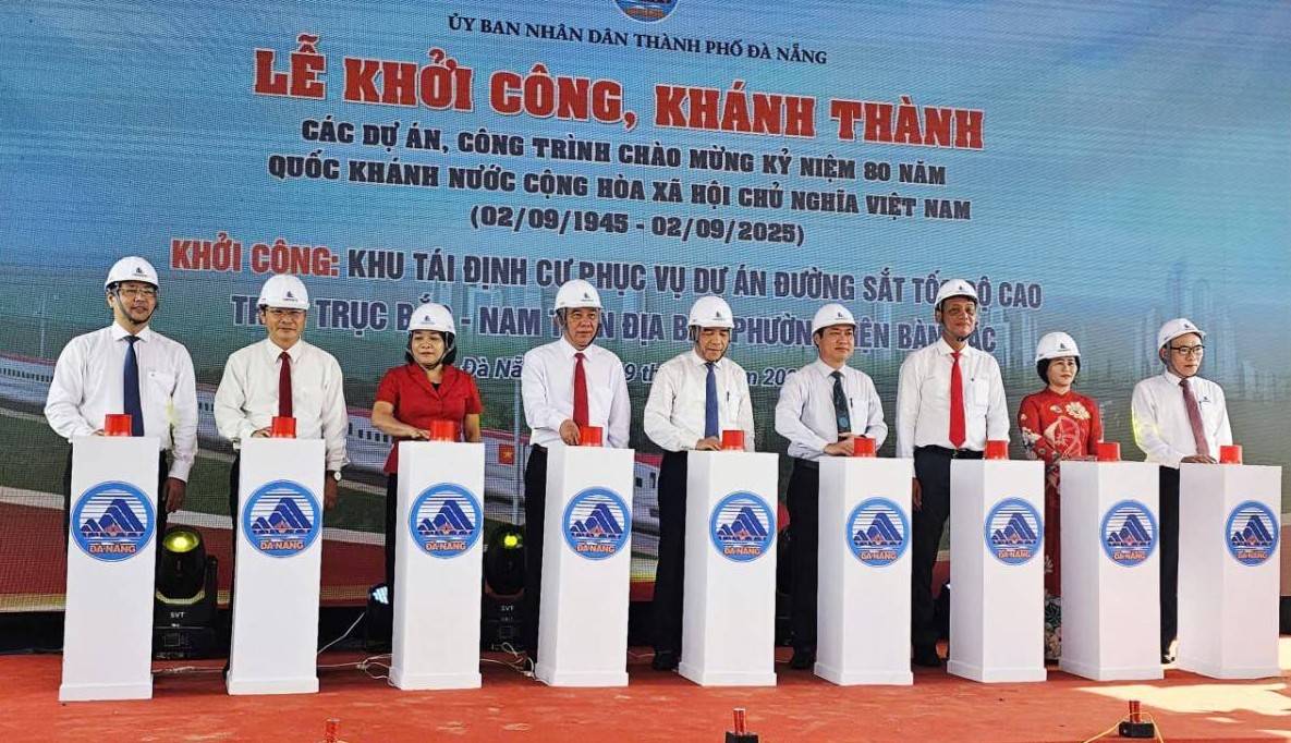 Đà Nẵng khởi công khu tái định cư phục vụ dự án đường sắt tốc trên trục Bắc - Nam