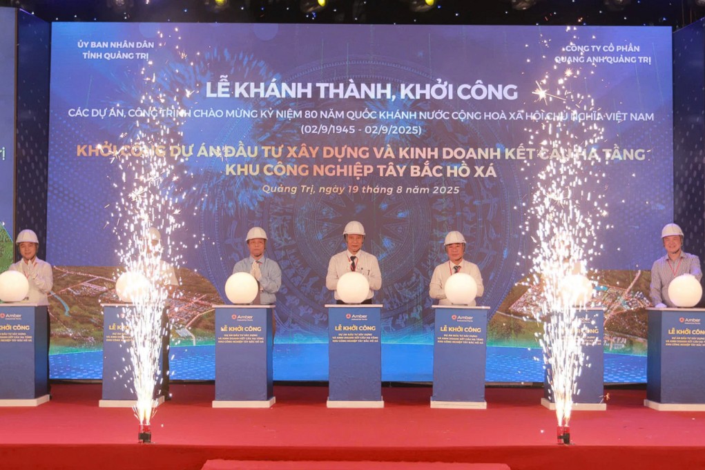 Quảng Trị khởi công Khu công nghiệp Tây Bắc Hồ Xá